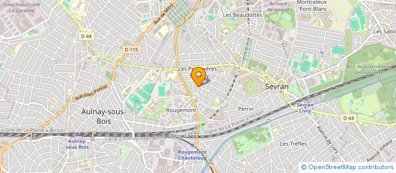 localisation de l'entreprise B.M.A. à SEVRAN
