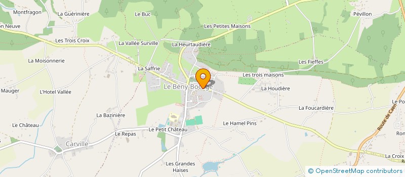 localisation de l'entreprise B.M.B. à SOULEUVRE EN BOCAGE