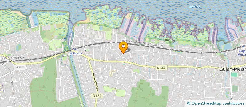 localisation de l'entreprise B M B  GUJAN-MESTRAS