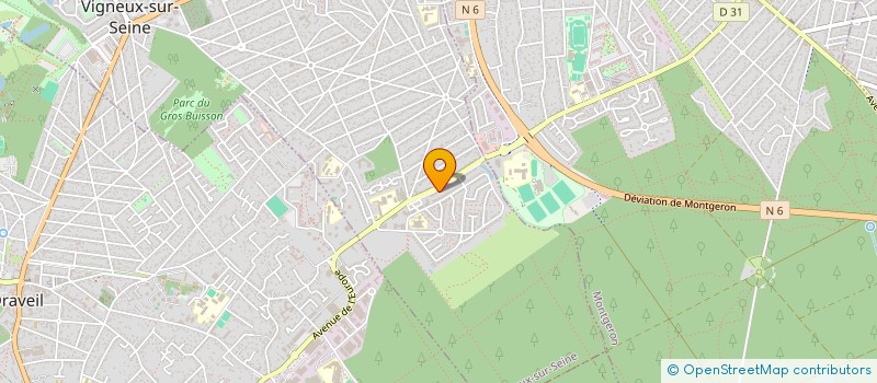 localisation de l'entreprise B.M.B. à VIGNEUX-SUR-SEINE