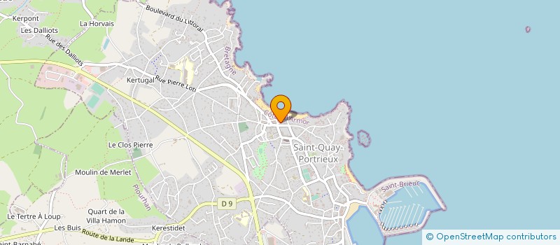 localisation de l'entreprise B.M.B RESTAURATION  SAINT-QUAY-PORTRIEUX