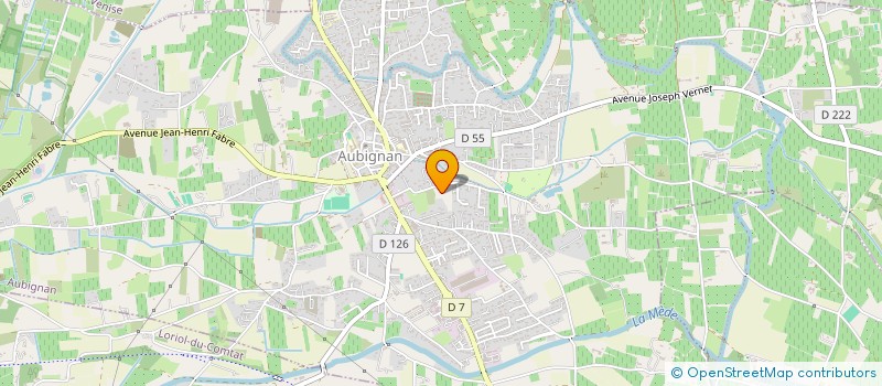 localisation de l'entreprise B.M.C.  AUBIGNAN