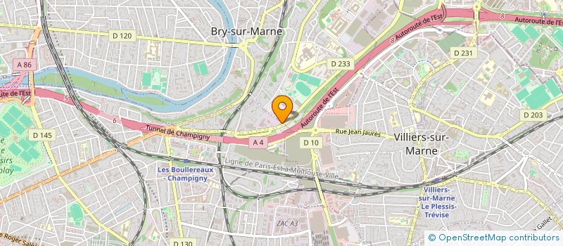 localisation de l'entreprise B.M.C  CHAMPIGNY-SUR-MARNE