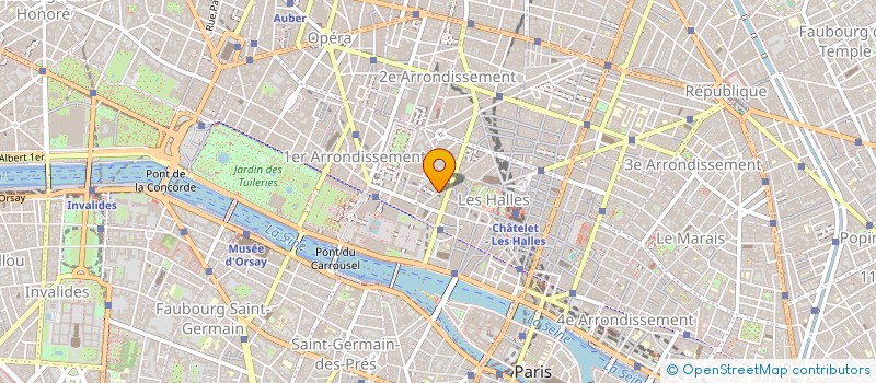 localisation de l'entreprise B.M.C. COMMUNICATION à PARIS