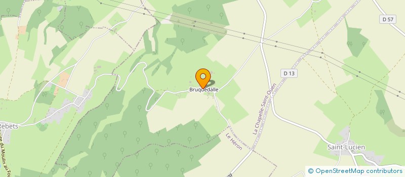 localisation de l'entreprise B.M.C.D à LA CHAPELLE-SAINT-OUEN