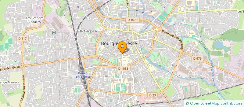 localisation de l'entreprise B.M.C.S à BOURG-EN-BRESSE
