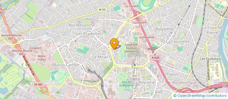 localisation de l'entreprise B.M.C. TRAVAUX à TOULOUSE