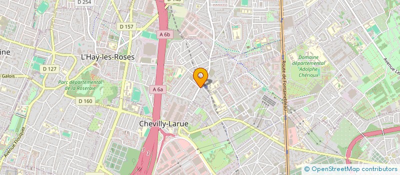 localisation de l'entreprise B.M.D.  L'HAY-LES-ROSES