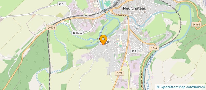 localisation de l'entreprise B.M.D. à NEUFCHATEAU