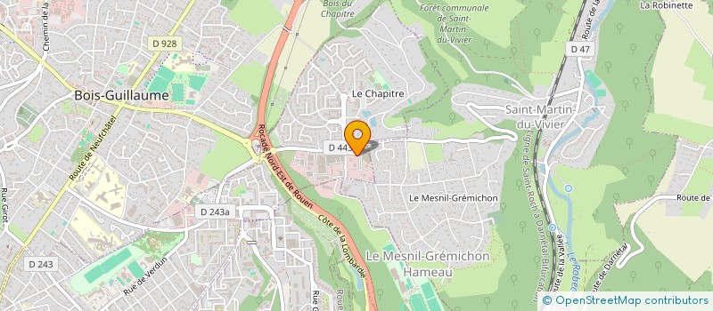 localisation de l'entreprise B.M.DIS  BIHOREL