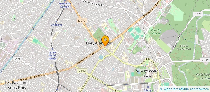 localisation de l'entreprise B-M DISAGNE  LIVRY GARGAN