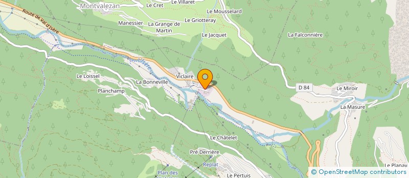 localisation de l'entreprise B.M.E  SAINTE-FOY-TARENTAISE