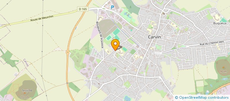 localisation de l'entreprise B.M.E. à CARVIN