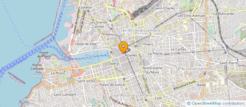 localisation de l'entreprise B.M.F. SARL à MARSEILLE