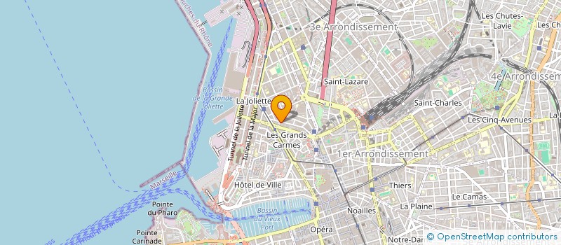 localisation de l'entreprise B.M. FINANCES à MARSEILLE