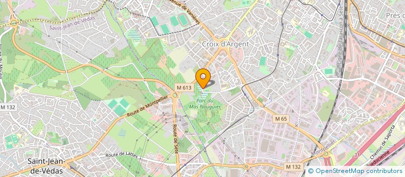 localisation de l'entreprise B.M.G. à MONTPELLIER
