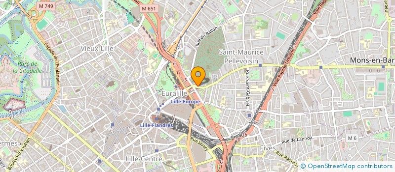 localisation de l'entreprise B M G CONSULTING à LILLE