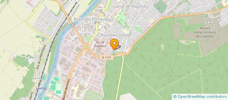 localisation de l'entreprise B.M.G. LOGISTIQUE à COMPIEGNE