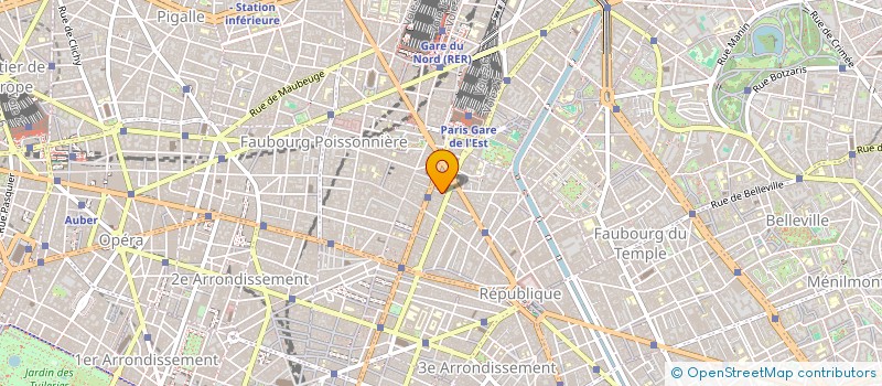 localisation de l'entreprise B.M.G. SARL  PARIS