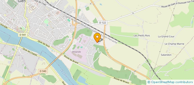 localisation de l'entreprise B&M IMMOBILIER à GIEN