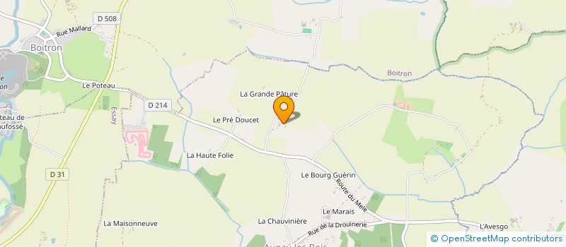 localisation de l'entreprise B.M. IMMOBILIER à AUNAY-LES-BOIS