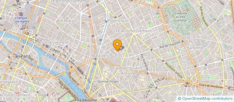 localisation de l'entreprise B M L  PARIS