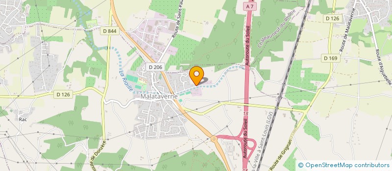 localisation de l'entreprise B.M.L  MALATAVERNE