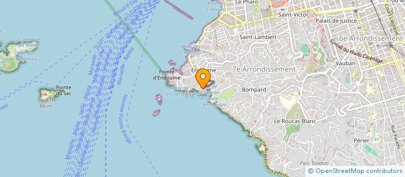 localisation de l'entreprise B.M.L.F. à MARSEILLE