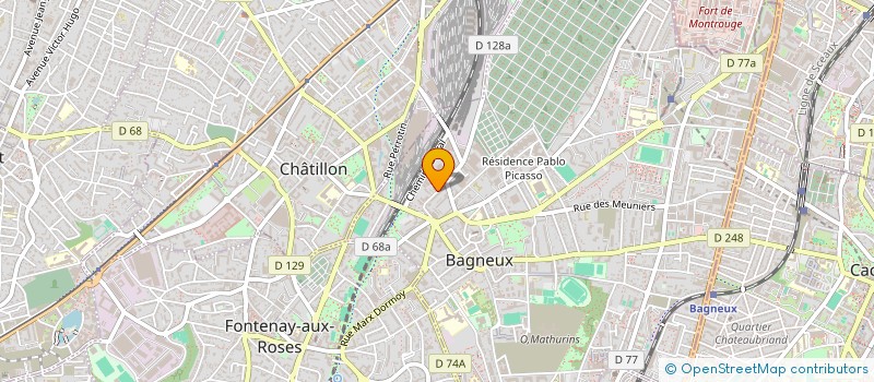 localisation de l'entreprise B.M. MEDIA à BAGNEUX
