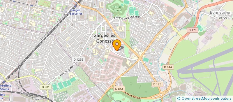 localisation de l'entreprise B & M MEDICAL à GARGES-LES-GONESSE