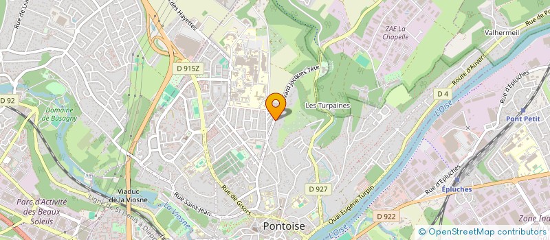 localisation de l'entreprise B & M MEDICAL CONCEPT  PONTOISE