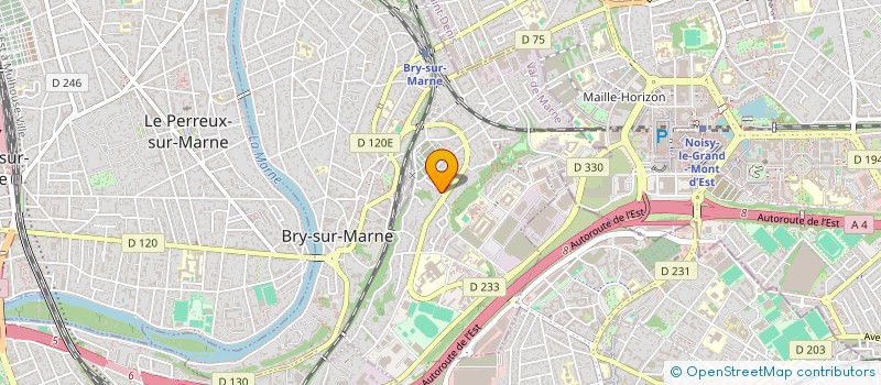 localisation de l'entreprise B M MOD'  BRY-SUR-MARNE