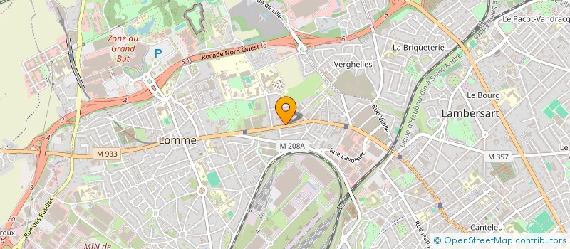 localisation de l'entreprise B.M.N à LILLE