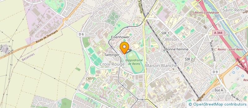 localisation de l'entreprise B.M. NET  REIMS