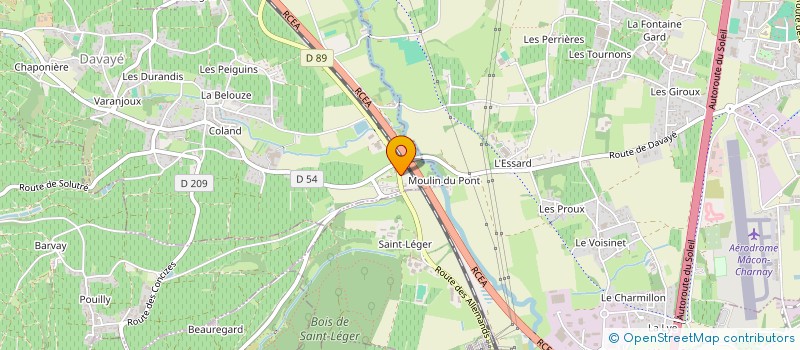 localisation de l'entreprise B/M/O  DAVAYE