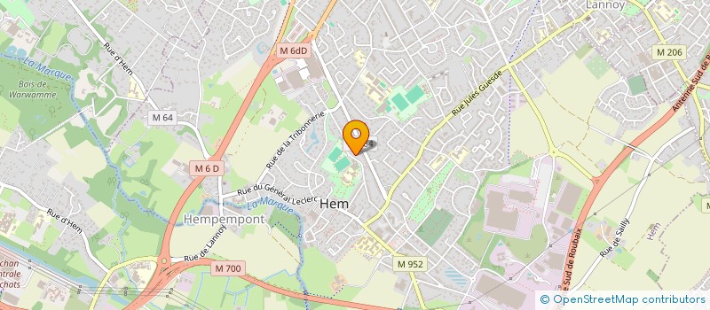 localisation de l'entreprise B&M ONE  HEM