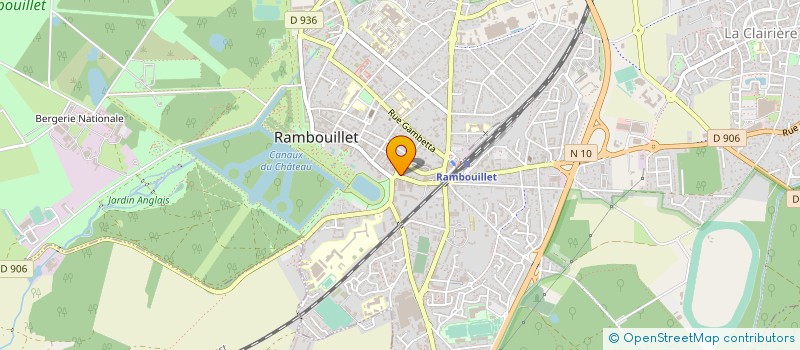 localisation de l'entreprise B&M OPTIQUE à RAMBOUILLET