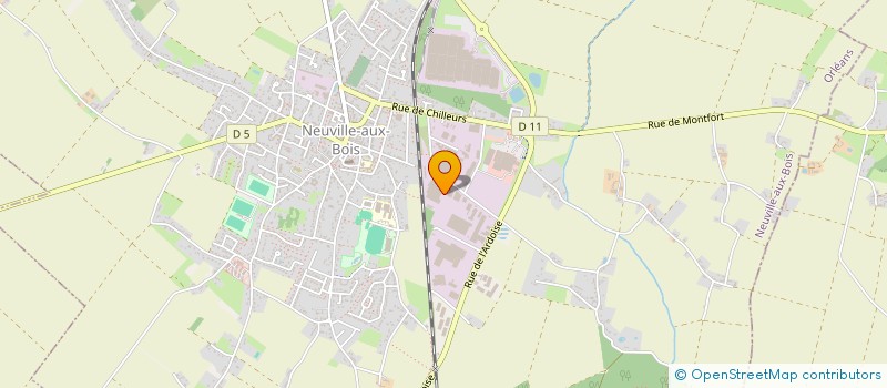 localisation de l'entreprise B.M.P à NEUVILLE-AUX-BOIS