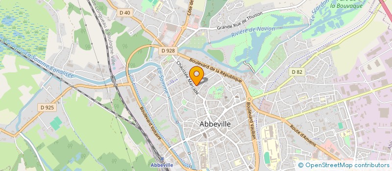 localisation de l'entreprise B M P C H à ABBEVILLE