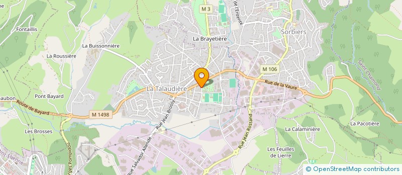 localisation de l'entreprise B.M.R. à LE CRES