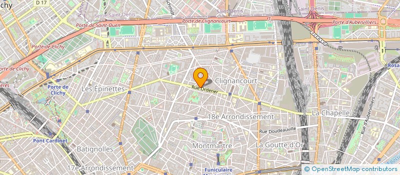 localisation de l'entreprise B.M.R  PARIS