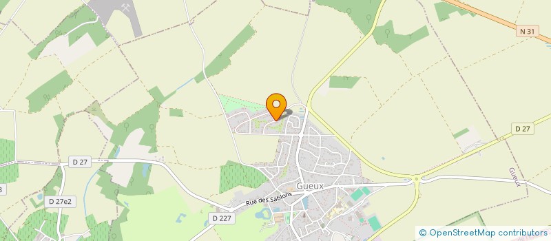 localisation de l'entreprise B M R  GUEUX