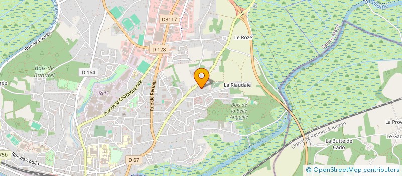 localisation de l'entreprise B.M.R  REDON