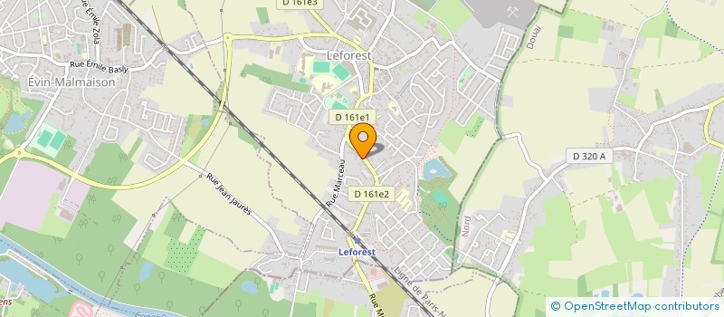 localisation de l'entreprise B.M.R.W. à LEFOREST