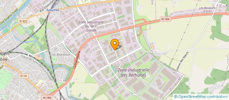 localisation de l'entreprise B.M.R.W. SAS à SAINT-OUEN-L'AUMONE