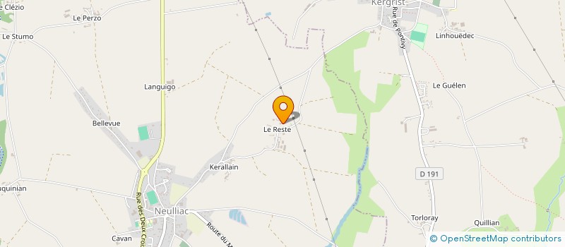 localisation de l'entreprise B & M RENO  NEULLIAC