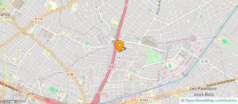 localisation de l'entreprise B.M.S  BONDY