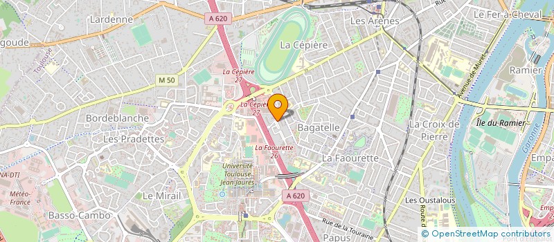 localisation de l'entreprise B.M.S à TOULOUSE
