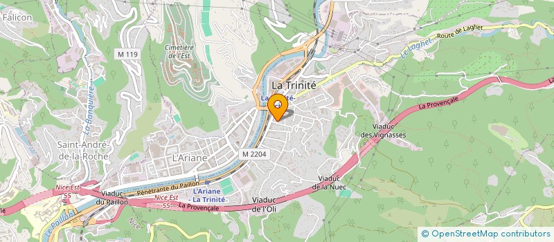 localisation de l'entreprise B.M.S.C à LA TRINITE