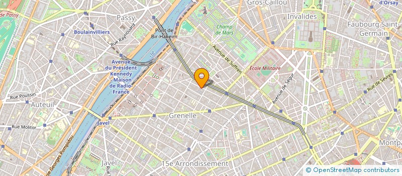 localisation de l'entreprise B.M SARL  PARIS